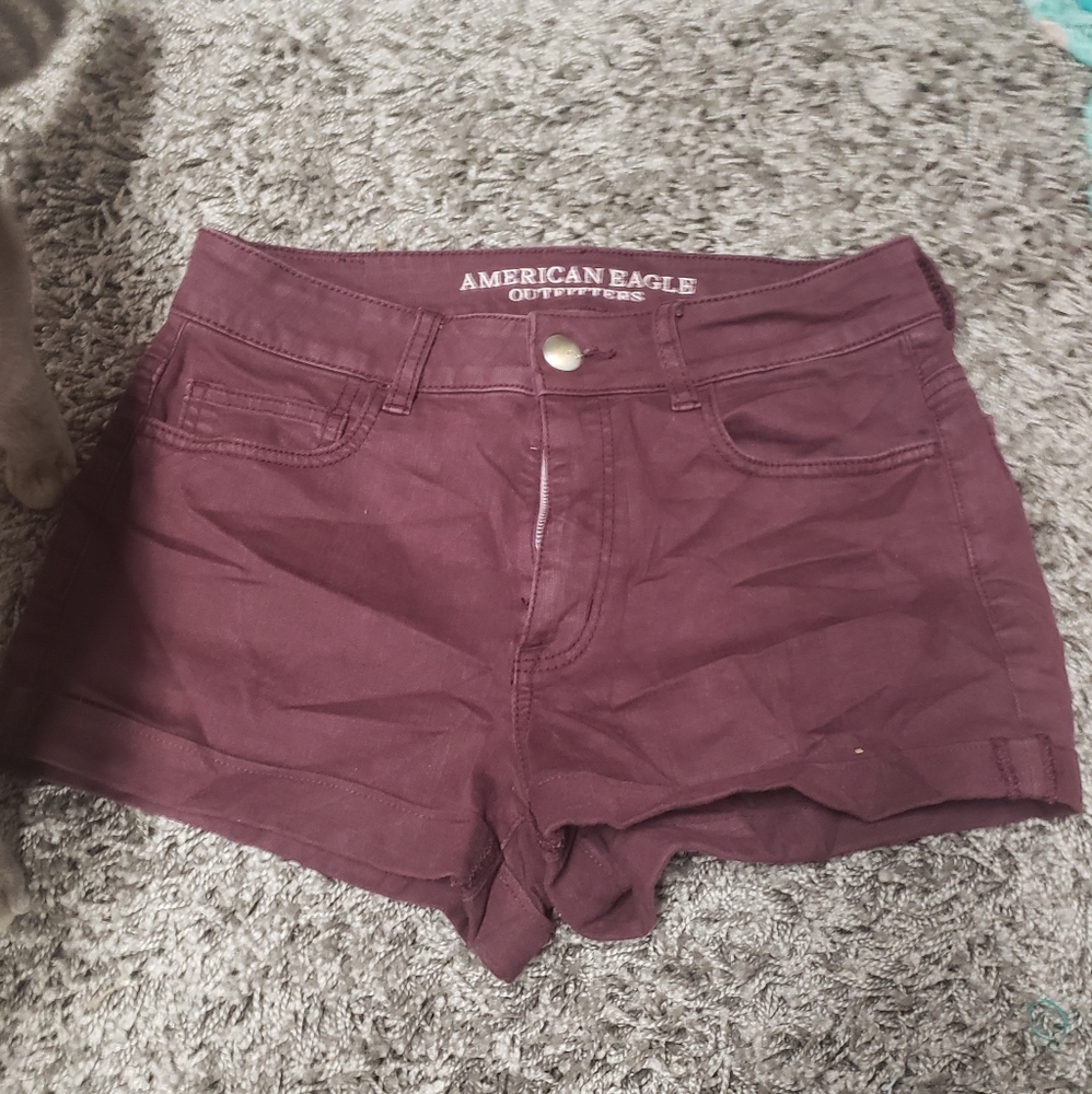 American Eagle HiRise super stretch shorite